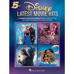 Foto van Hal leonard disney latest movie hits five-finger piano