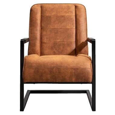 Foto van Fauteuil morris - cognac - leen bakker