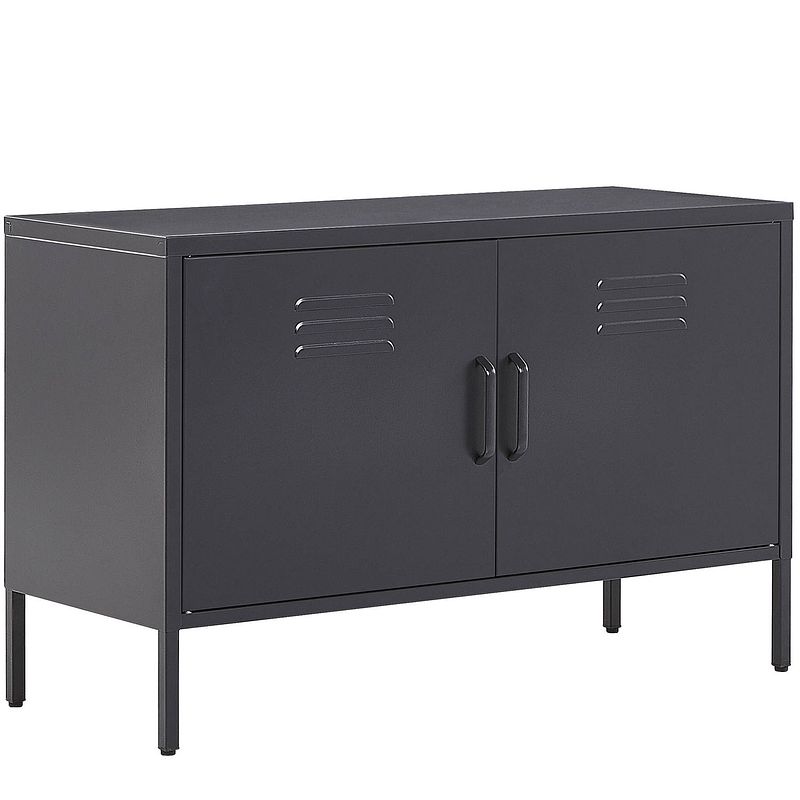 Foto van Beliani uria - sideboard-zwart-staal