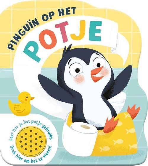 Foto van Geluidboek kleine pinguïn op het potje - kartonboekje;kartonboekje (9789036641845)