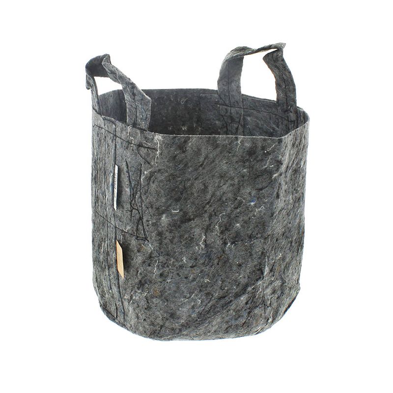 Foto van Root pouch grijs met handvat 10 stuks 30l dia. 35x30 cm