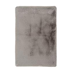 Foto van Kayoom - hoogpolig badkamer tapijt - wasbaar - lichtgrijs - 50 x 90cm - antislip - douchemat - badmat - wc mat