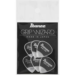 Foto van Ibanez ppa16msgwh grip wizard sand grip plectrumset 6-pack medium wit