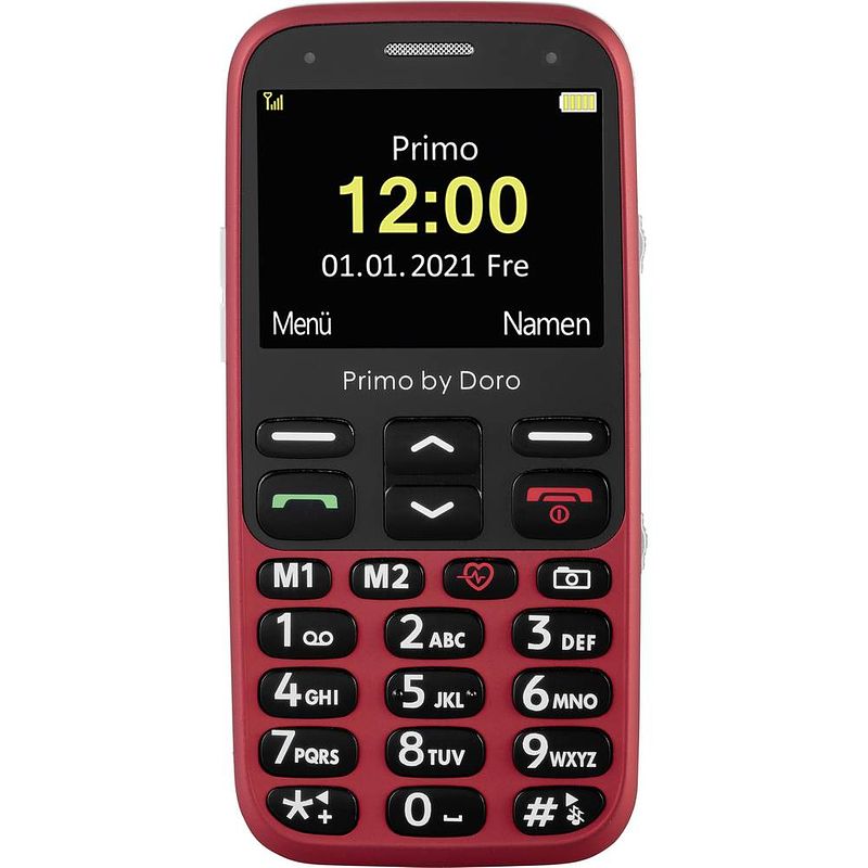 Foto van Primo by doro 368 senioren mobiele telefoon sos-knop rood