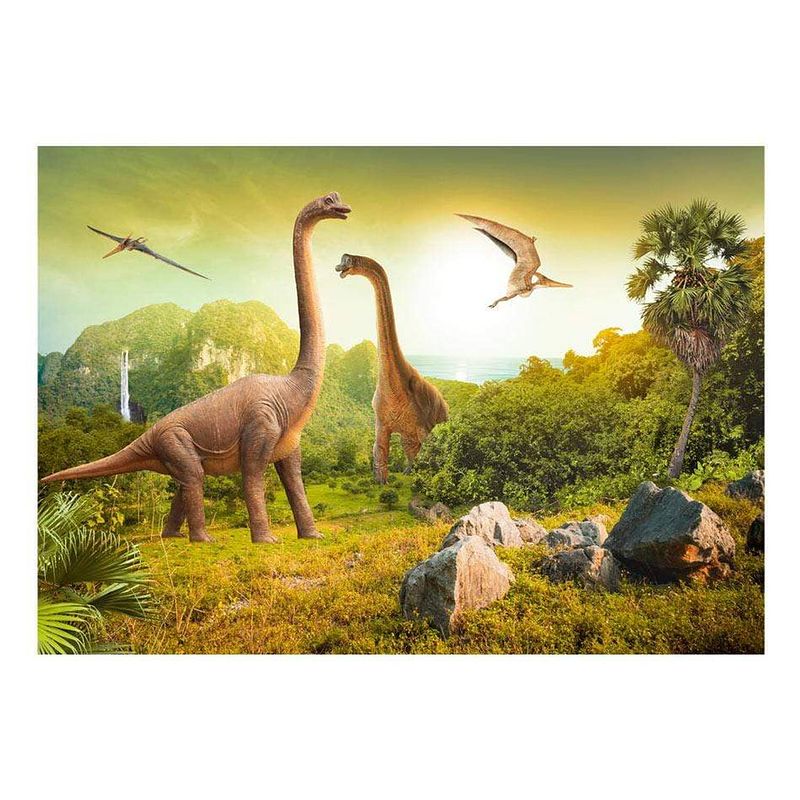 Foto van Artgeist dinosaurs vlies fotobehang 250x175cm 5-banen