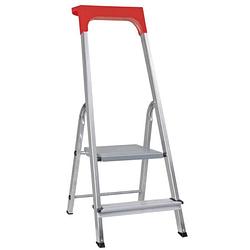 Foto van 72495 aluminium ladder incl. emmerhaak werkhoogte (max.): 0.35 m aluminium