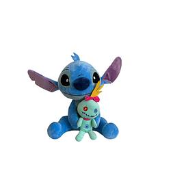 Foto van Disney lilo & stitch pluchen knuffel stitch met scrump - 50 cm