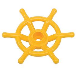 Foto van Axi stuurwiel boot van kunststof in geel accessoire voor speelhuis of speeltoestel