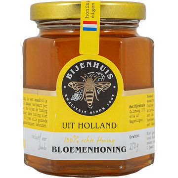 Foto van Bijenhuis bloemenhoning 250g bij jumbo