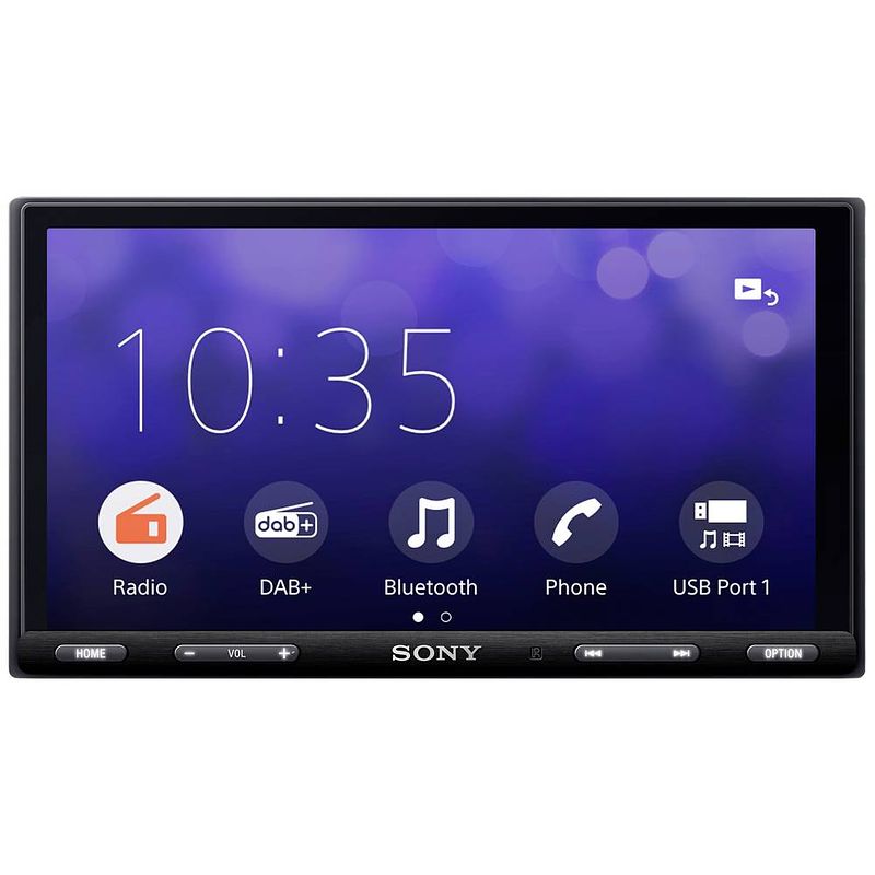 Foto van Sony xav-ax5650 autoradio met scherm android auto, apple carplay, dab+ tuner, bluetooth handsfree, incl. dab-antenne, aansluiting voor achteruitrijcamera