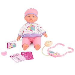 Foto van Toyrific snuggles babypop interactief zieke sara 41 cm 5 acc.