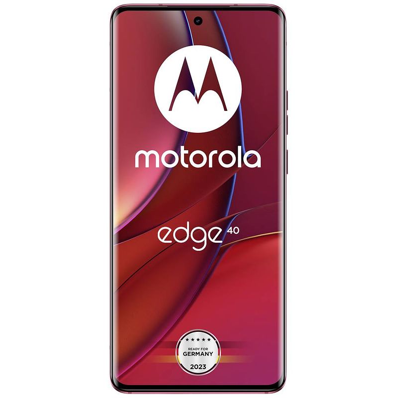 Foto van Motorola edge40 5g smartphone 256 gb 16.6 cm (6.55 inch) magenta android 13 dual-sim