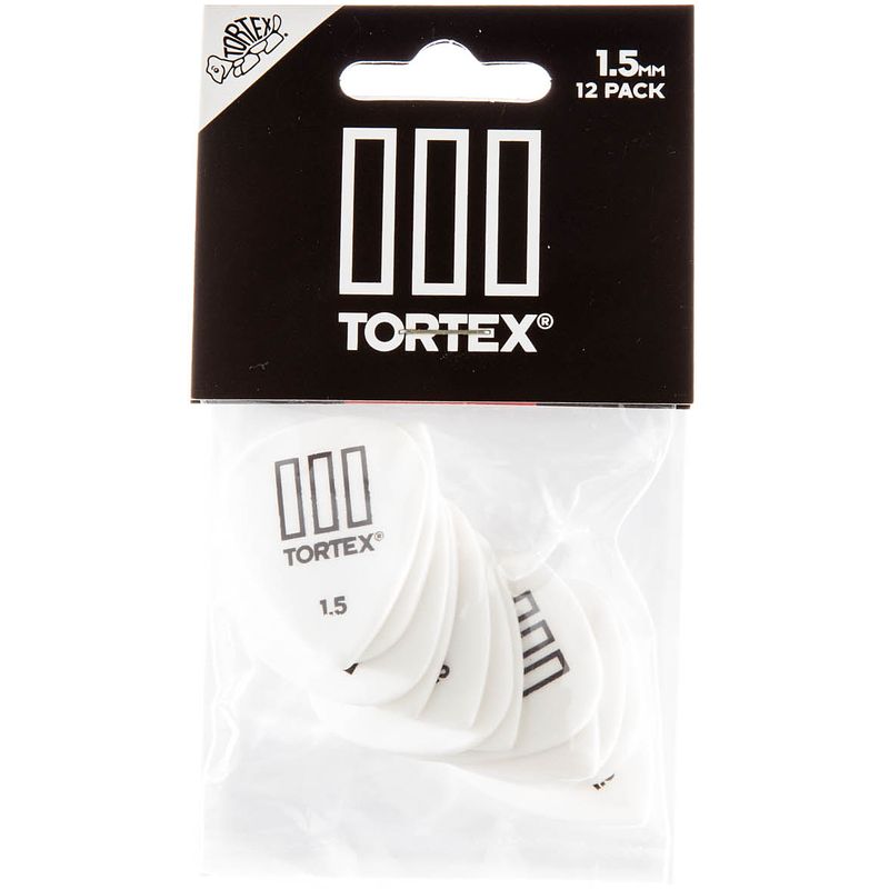 Foto van Dunlop tortex tiii 1.50mm 12-pack plectrumset