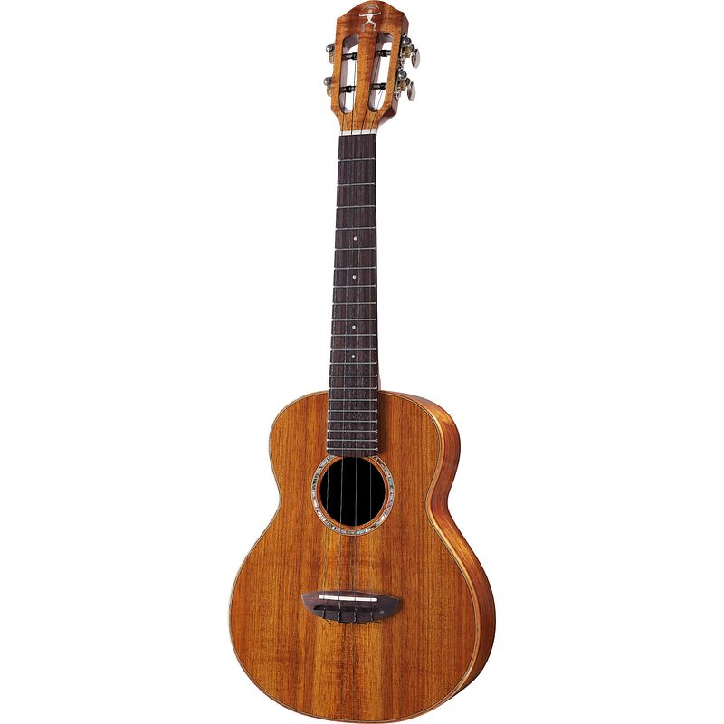 Foto van Anuenue hawaiian koa iii tenor ukulele met gigbag