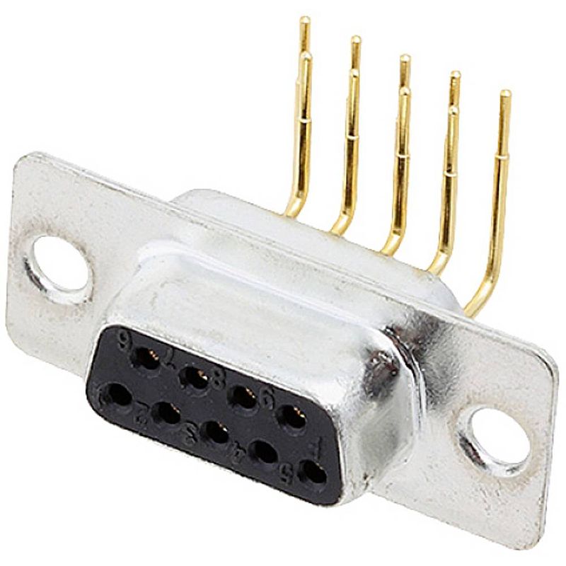 Foto van Encitech dd37-f-t-b-g-rbm 2103-2200-14 d-sub female connector 90 ° aantal polen: 37 soldeerpennen 1 stuk(s) tray