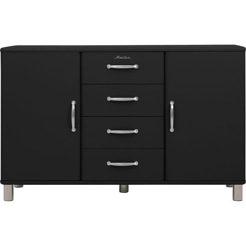 Foto van Dressoir malibu 2 deuren en 4 laden shadow black