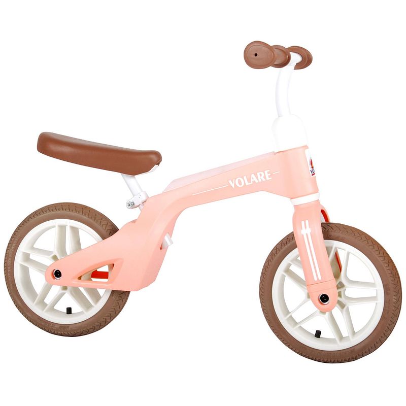 Foto van Volare loopfiets met 2 wielen 10 inch junior roze