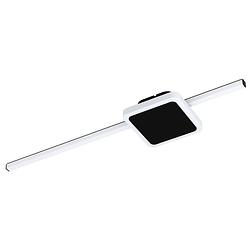 Foto van Eglo sarginto wandlamp/plafondlamp - led;led - 59 cm - zwart/wit