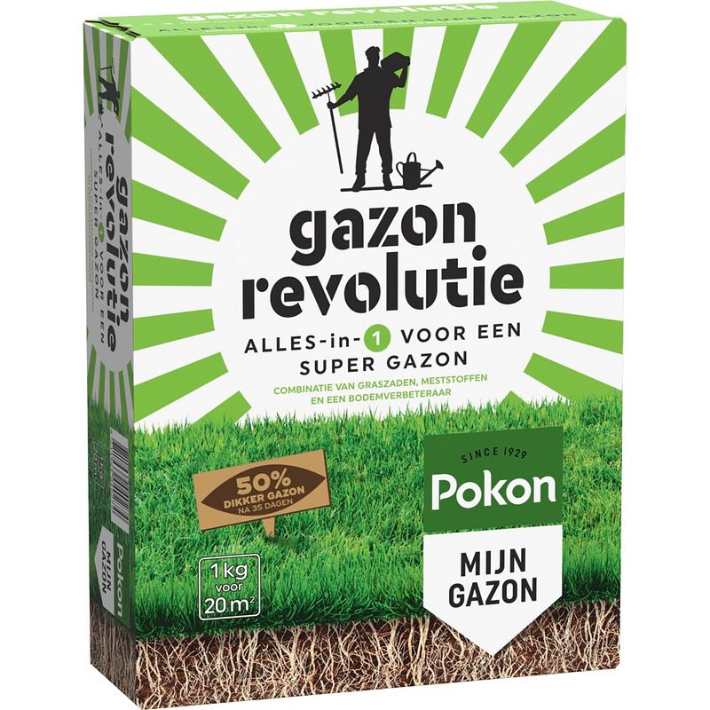 Foto van Pokon gazon revolutie 1kg