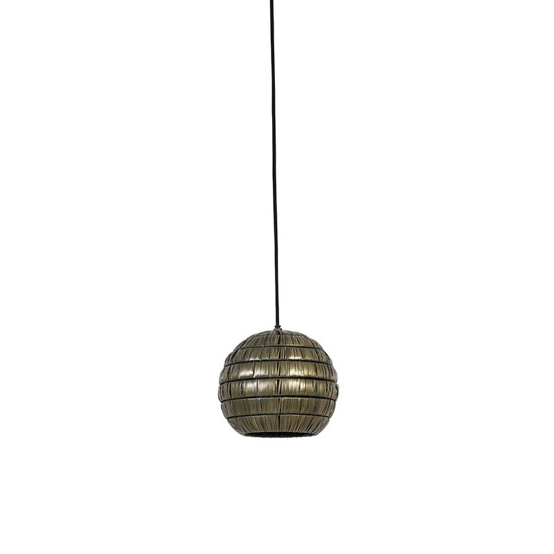 Foto van Light & living - hanglamp kymora - 22x22x18 - brons