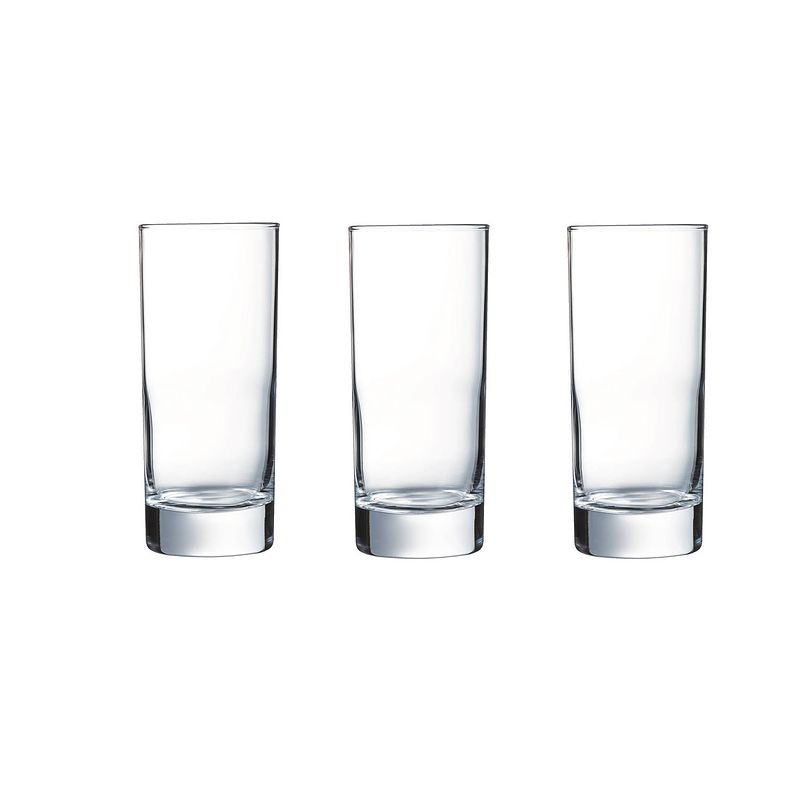 Foto van 6x stuks longdrink glazen/waterglazen 290 ml - longdrinkglazen