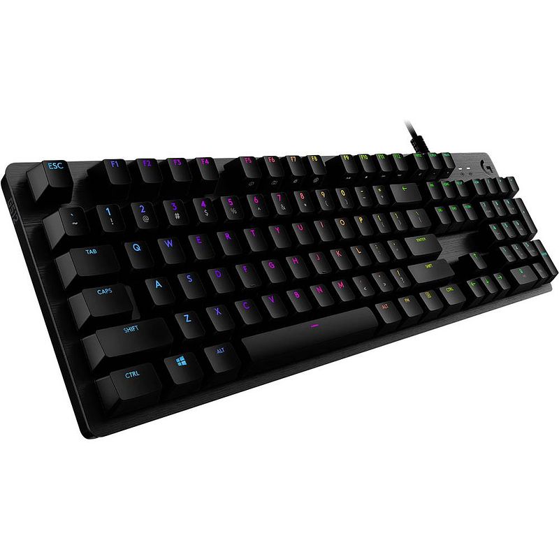 Foto van Logitech gaming g512 carbon gx gaming-toetsenbord kabelgebonden azerty, belgisch carbon