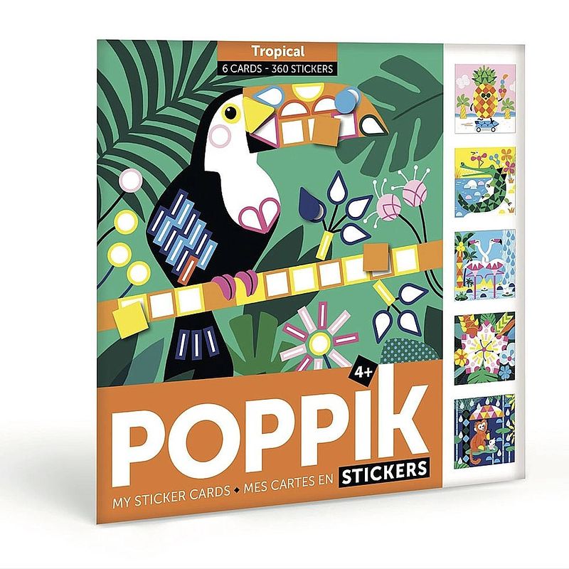 Foto van Poppik sticker mozaïek kaarten