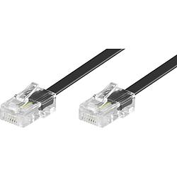 Foto van Basetech isdn aansluitkabel [1x rj45-stekker 8p4c - 1x rj45-stekker 8p4c] 6.00 m zwart