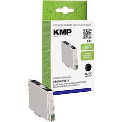 Foto van Kmp inkt vervangt epson t0611 compatibel zwart e97 1603,0001