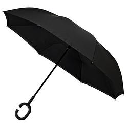 Foto van Impliva paraplu inside out handopening 107 cm zwart