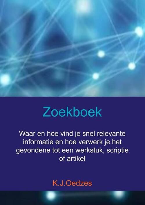 Foto van Zoekboek - k.j. oedzes - paperback (9789464187595)