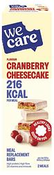 Foto van Wecare cranberry cheesecake meal replacement bars