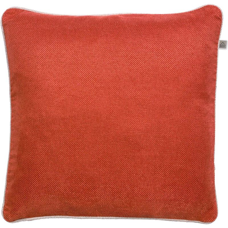 Foto van Dutch decor poorta - sierkussen chili 45x45 cm - rood - oranje