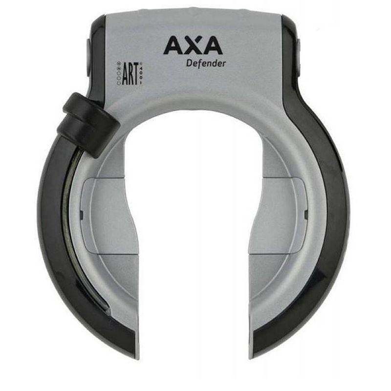 Foto van Axa ringslot defender art-2 staal/kunststof zilver/zwart