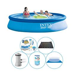 Foto van Zwembad combi deal - 6-delig - intex easy set rond 396x84 cm