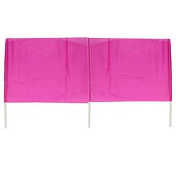 Foto van Privacy/windscherm - fuchsia - 2,25 x 0,5 meter - strand/camping - windschermen