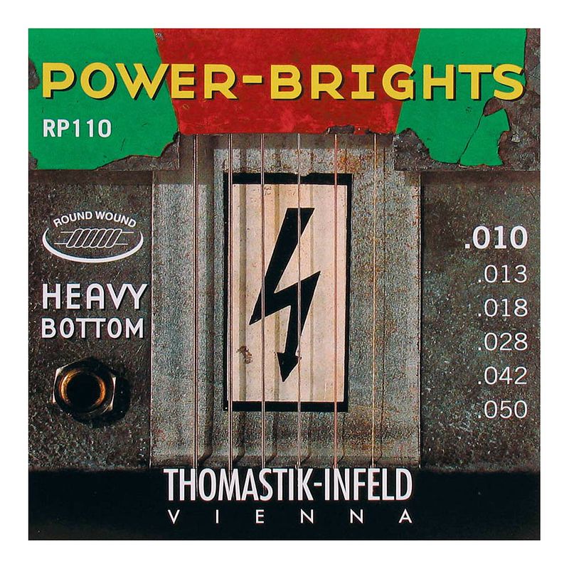 Foto van Thomastik-infeld rp110 power-brights heavy bottom medium light