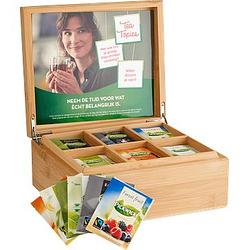 Foto van Pickwick fairtrade theekist bamboe met 6 verschillende smaken 60 stuks bij jumbo