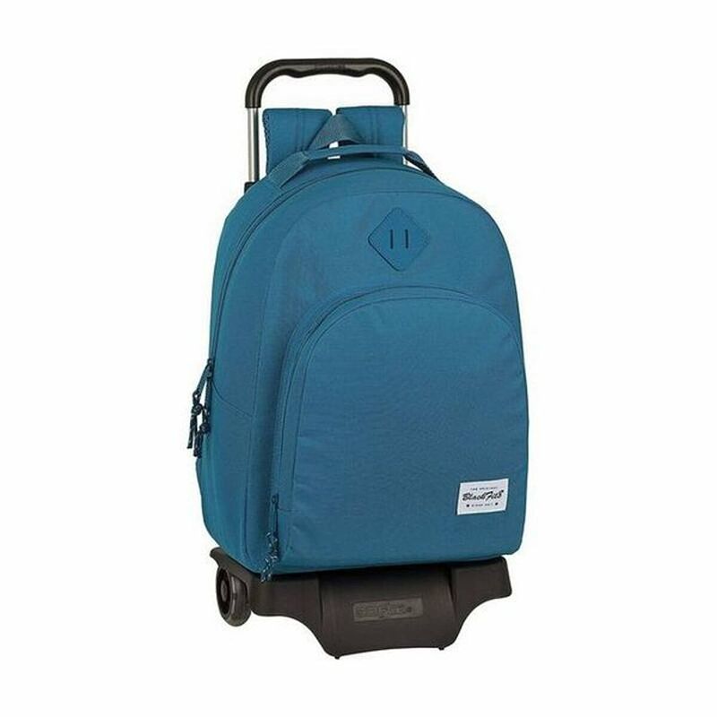 Foto van Schoolrugzak met wielen 905 blackfit8 egeo blauw (32 x 42 x 15 cm)