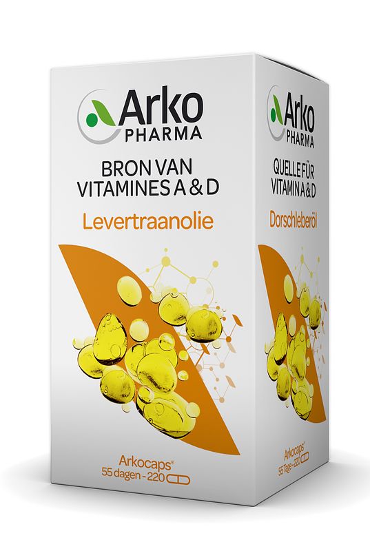 Foto van Arkocaps levertraanolie capsules