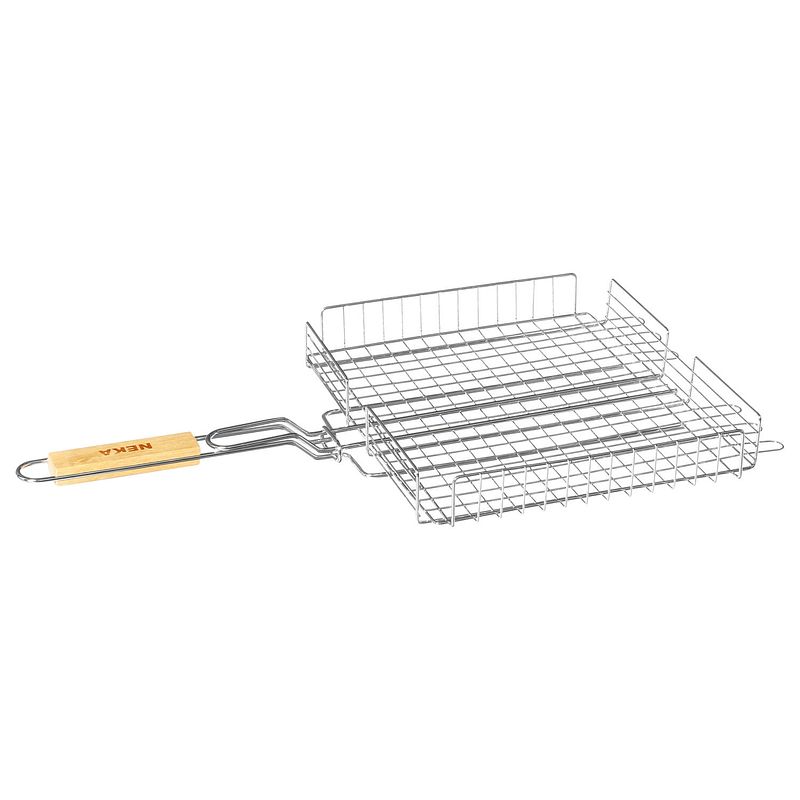 Foto van Bbq/barbecue grill mand 63 cm - barbecueroosters