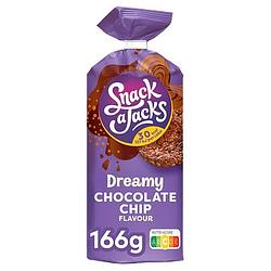 Foto van Snack a jacks rijstwafels dreamy chocolade chip 166gr bij jumbo