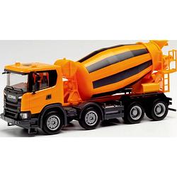 Foto van Herpa 312424 h0 scania cg 17 4-assige betonwagen, bouw-oranje