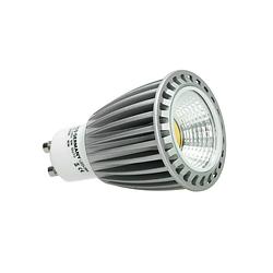 Foto van Ecd germany 20-pack gu10 cob spot 9w - ong. 552 lumen - vervangt 60w halogeenlamp - 60º stralingshoek - koel wit 6000k