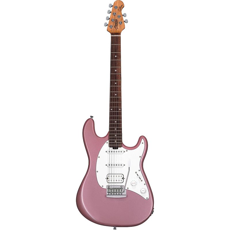 Foto van Sterling by music man cutlass ct50 hss rose gold elektrische gitaar