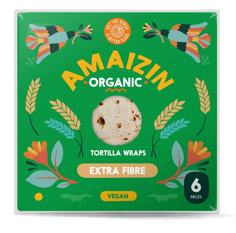 Foto van Amaizin tortilla wraps extra fibre