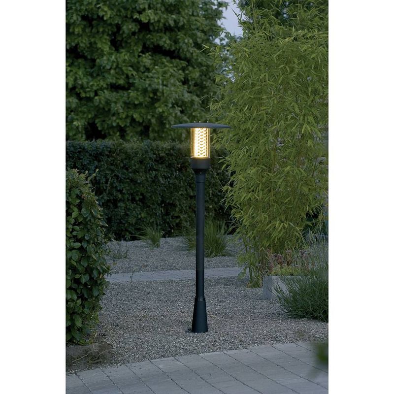 Foto van Konstsmide 405-750 nova staande buitenlamp halogeen gu10 50 w zwart