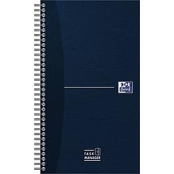 Foto van Oxford office essentials taskmanager, 230 pagina's, ft 14,1 x 24,6 cm, blauw