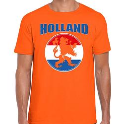 Foto van Oranje fan shirt / kleding holland met oranje leeuw ek/ wk voor heren xl - feestshirts