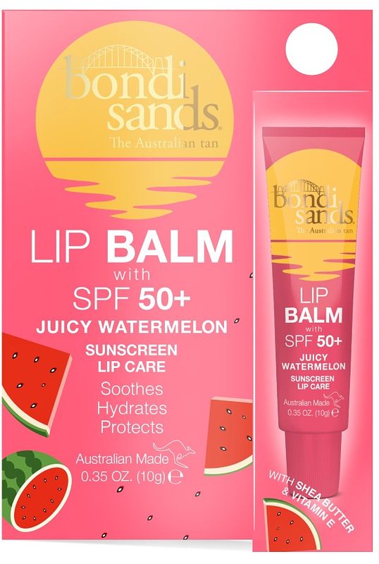 Foto van Bondi sands lip balm spf50+ juicy watermelon